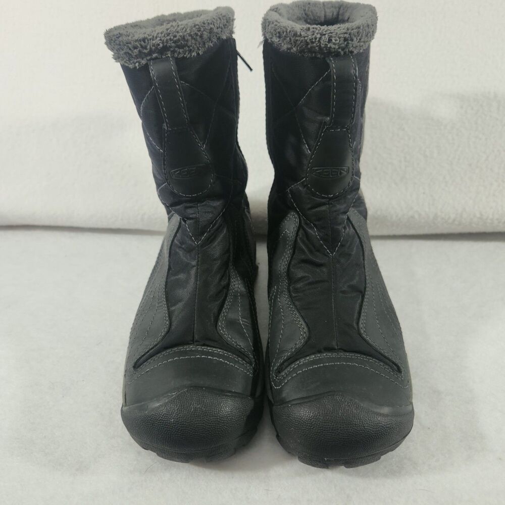Keen Warm Betty Womens Black 200 Gram Insulated Quilted Winter Snow Boots Sz 7.5